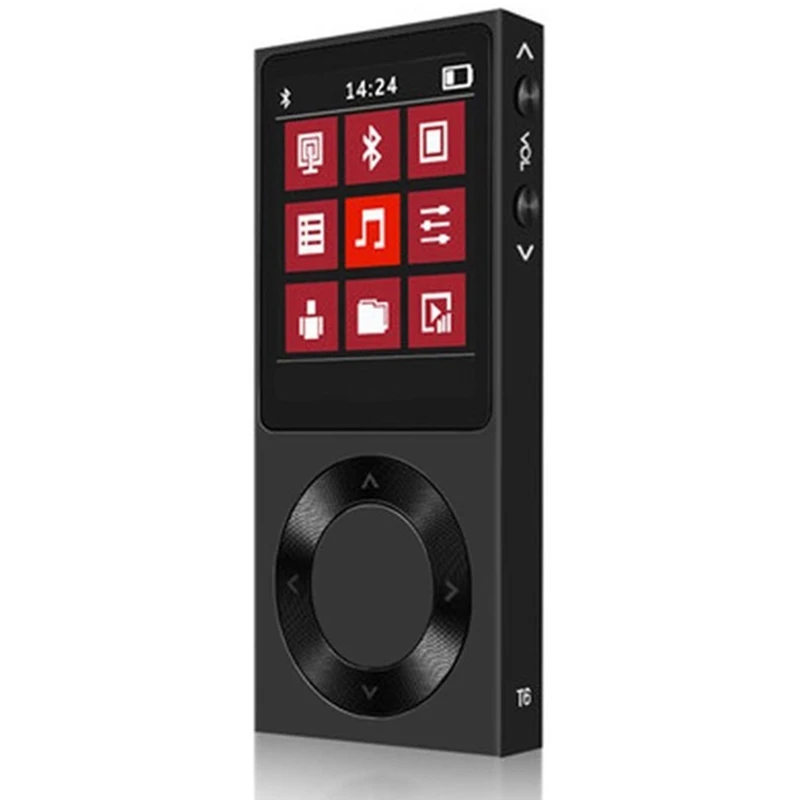 Benjie T6 Portable Hifi Mp3 Player Bluetooth 4.0 Portable Dsd Hifi Sound Lossless Music Player - Цвет: Black
