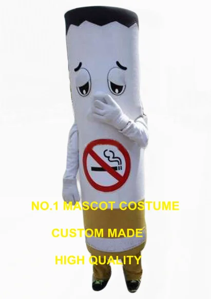 Traje da mascote para adultos publicidade do pulmão de Não