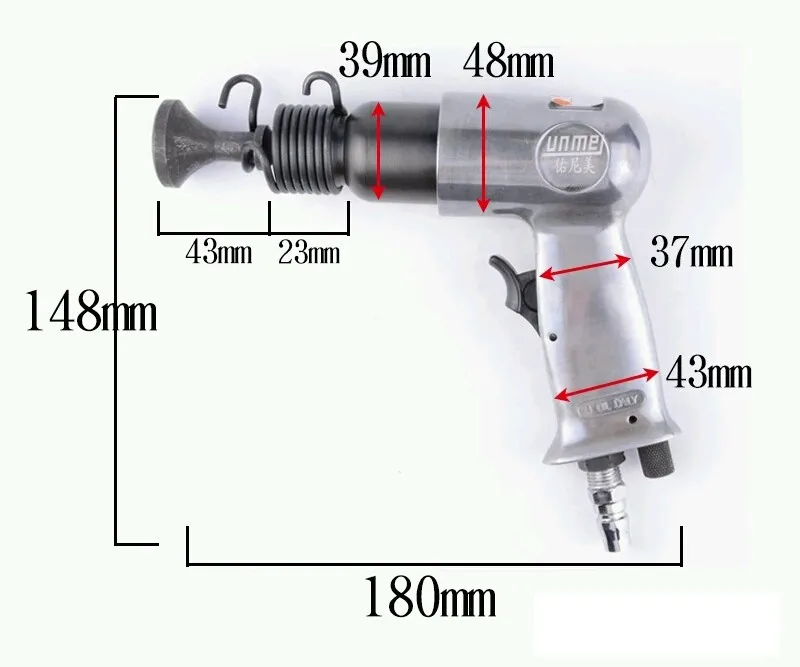 Мини пневматический молот руки, ручные пневматические молотки Настольный Соединительный фитинг инструмент воздушная Лопата железный лист Столярный инструмент