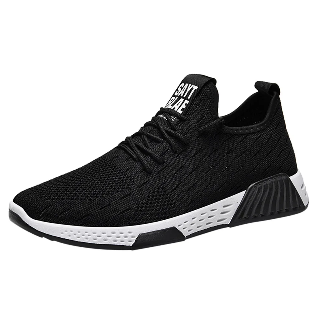 

Men Sneakers Breathable Mesh Outdoor Sport Shoes Spring Autumn Cushion Flats Training Vulcanized sho Shoes Zapatos De Hombre #G3