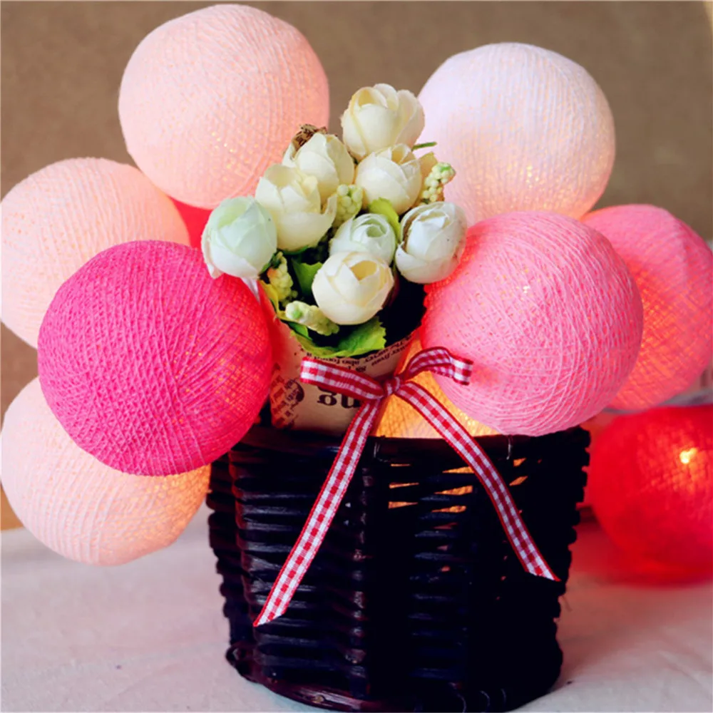 Cotton balls fairy string lights koop goedkope cotton balls fairy ...