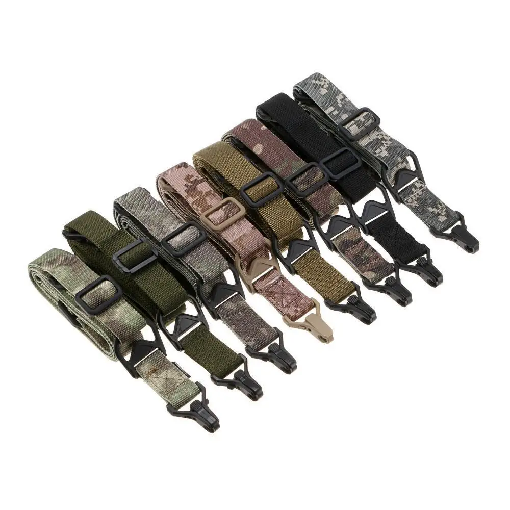 

Ourdoor Airsoft Army Tactical Quick Release 1 or 2 Point Multi Mission Adjustable Rifle Gun Sling Strap Cord Hunting Accessories