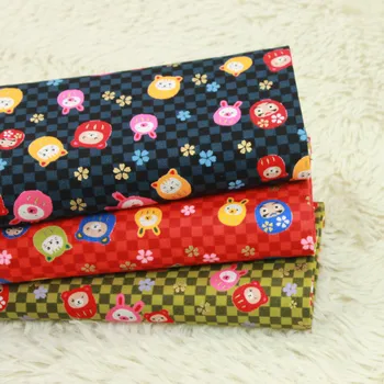 

half yard thicken cotton fabric soft breeze gilt cat print, handmade DIY mouth gold package bag 100% cotton cloth B191