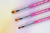 ArtSecret High Grade SBA-312 Flat Oval Korean Synthetic Hair Chrome Plated Ferrule Nail Art Cosmetic Makeup Brush For A Manicure 1