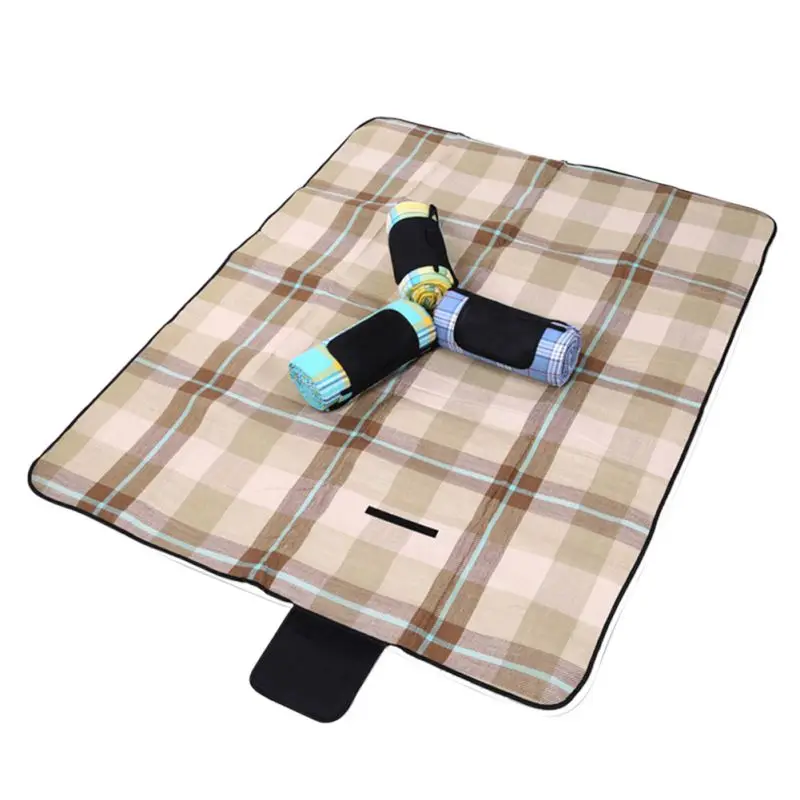 170*130cm Picnic Mats Waterproof Aluminum Film Tent Sleeping Pad Foldable Beach Mat Blanket