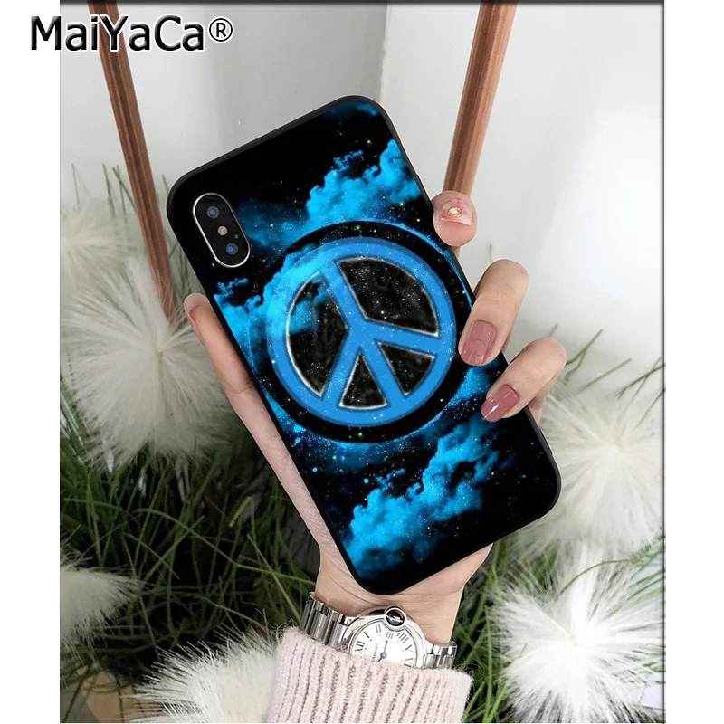 Силиконовый чехол MaiYaCa для Apple iPhone 8 7 6 6S Plus X XS MAX 5 5S SE XR|Чехлы-накладки| |