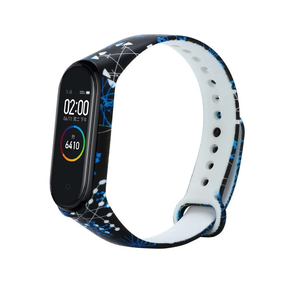 

Correa Mi Band 4 Strap Fashion Sports Replacement Silica Gel Wristband Band Strap For Xiaomi Pulseira Mi Band 4 Bracelet L0619