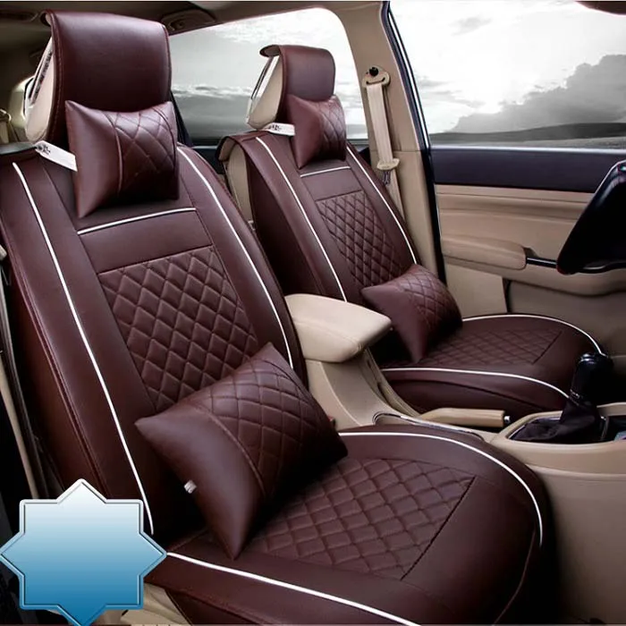

rete automobile Auto Car Seat Cover full sets Universal Fit 5 seat SUV sedans front/back seat mats interior imitation leather