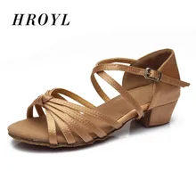 Ballroom Salsa tango latin dance shoes low heels dancing for kids girls children women ladies free shipping in stock 18 color