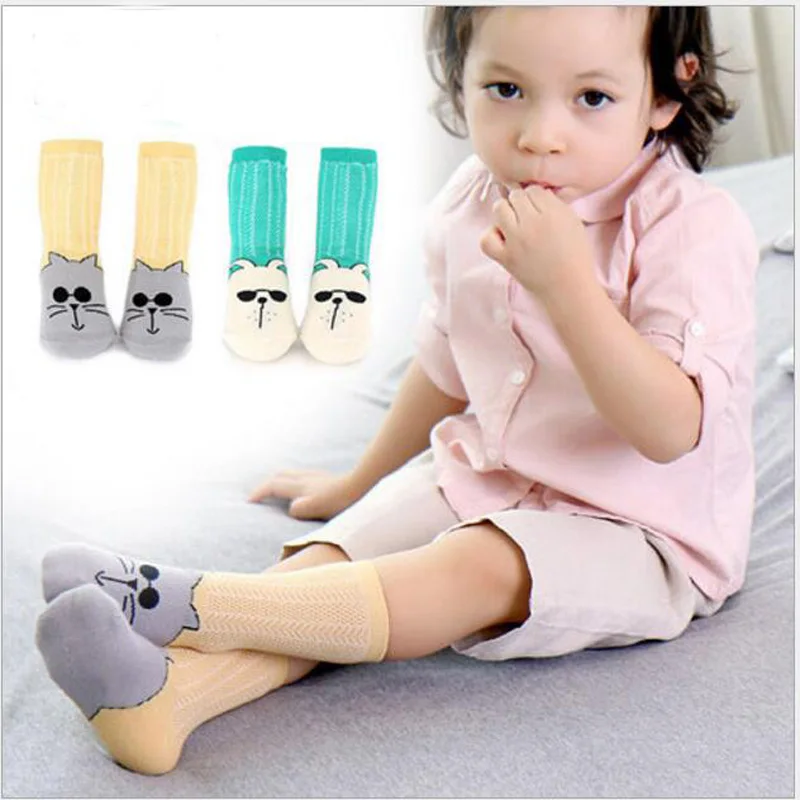 Toddlers Girls Boys Long Socks Lovely Baby Socks Animal Cartoon Infant Socks Anti-slip Unisex Socks newborns infantile 0-4 years