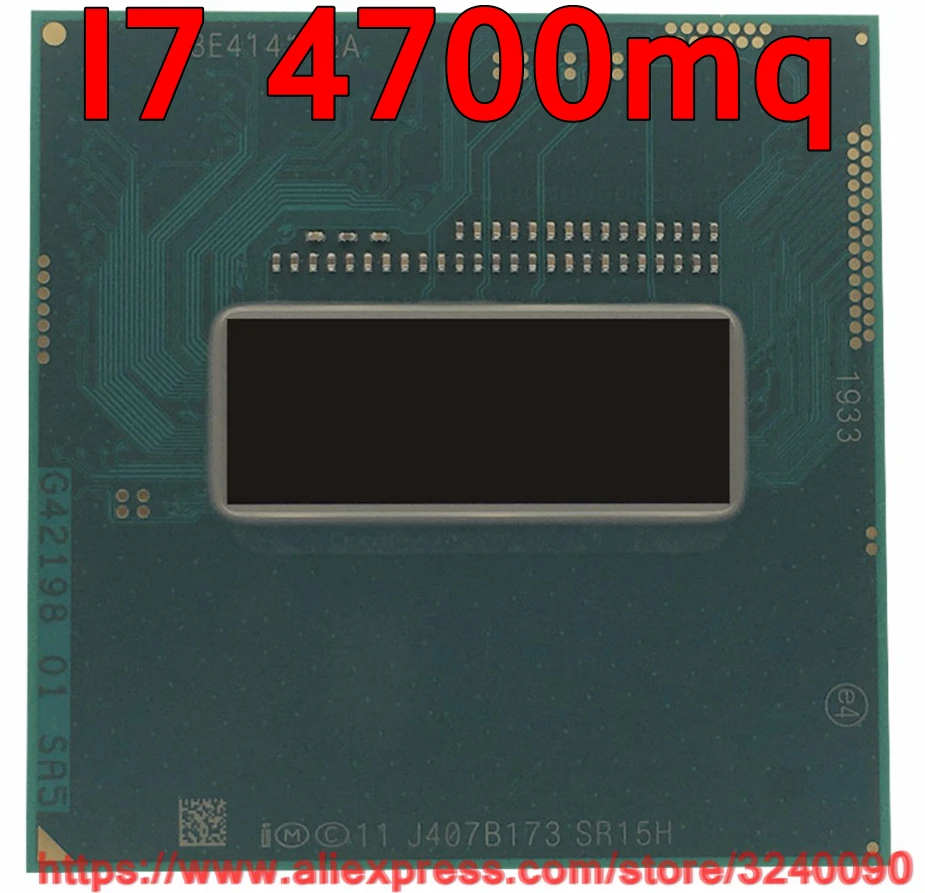 Процессор Intel Core I7 4700mq SR15H Процессор(6 м Кэш/2,4 ГГц-3,4 ГГц/Quad-Core) I7-4700mq ноутбук процессор