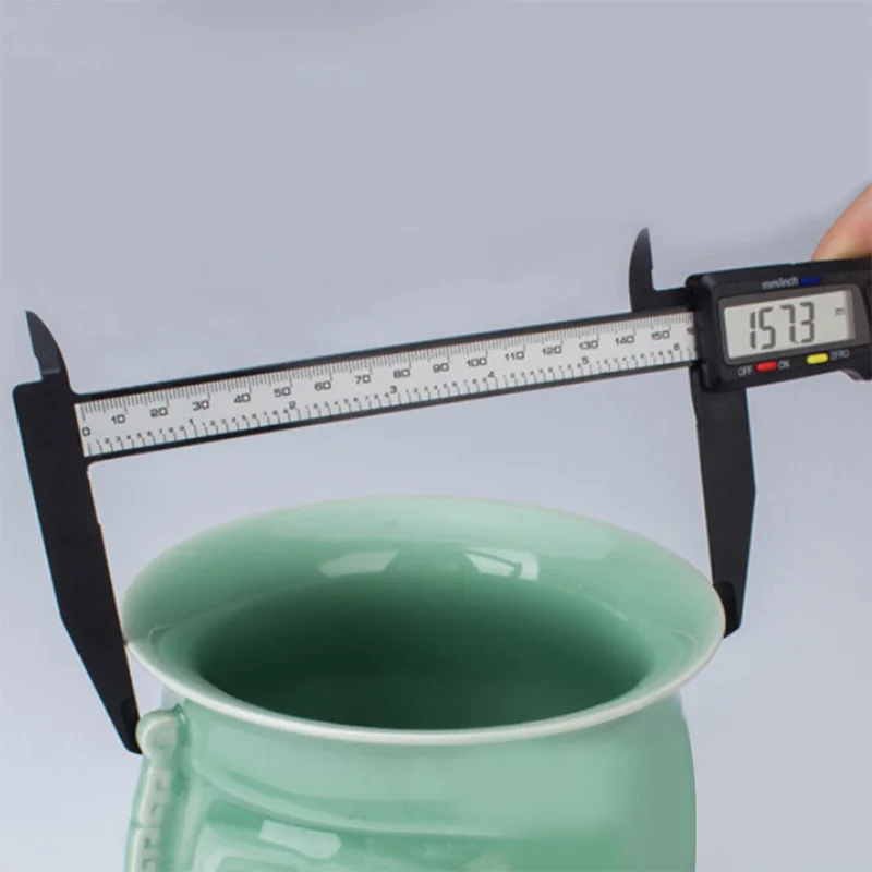 0-300 мм электронный цифровой штангенциркуль lcd Пластиковый штангенциркуль и длинная челюсть микрометр Внутренний Внешний диаметр измерительные инструменты