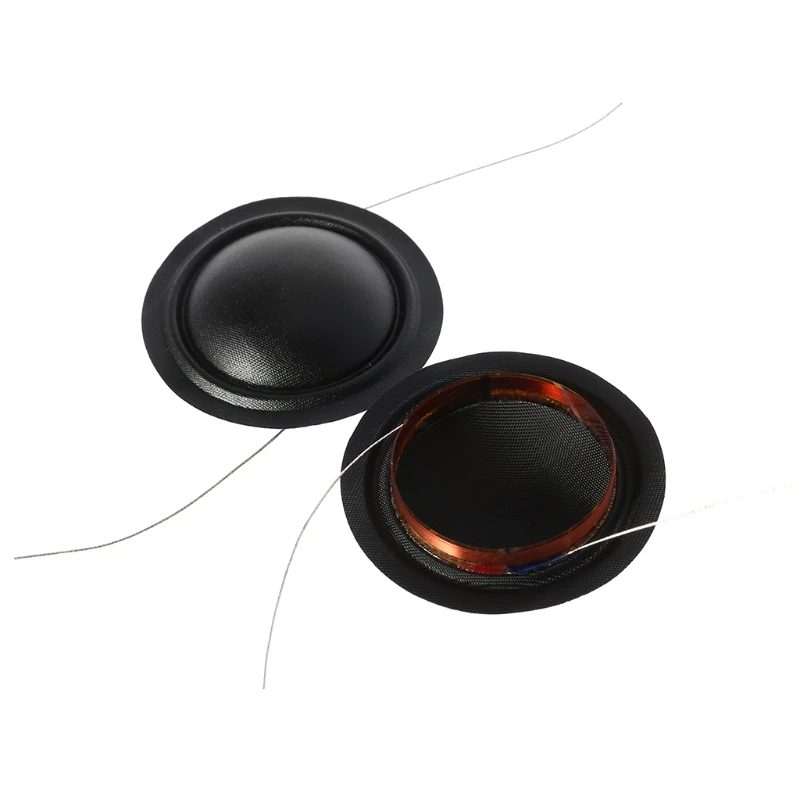 2PCS 25.5mm Tweeters Voice Coil 1 inch 8ohm Silk Diaphragm Membrane KSV Treble Speaker Repair