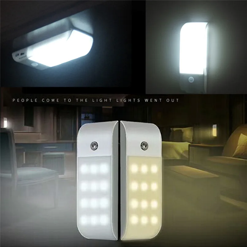 

LED Cabinet Light IR Infrared Motion Detector Sensor Closet Night Light Lamp Induction Wardrobe Step Lights Bar Lighting H1TY0