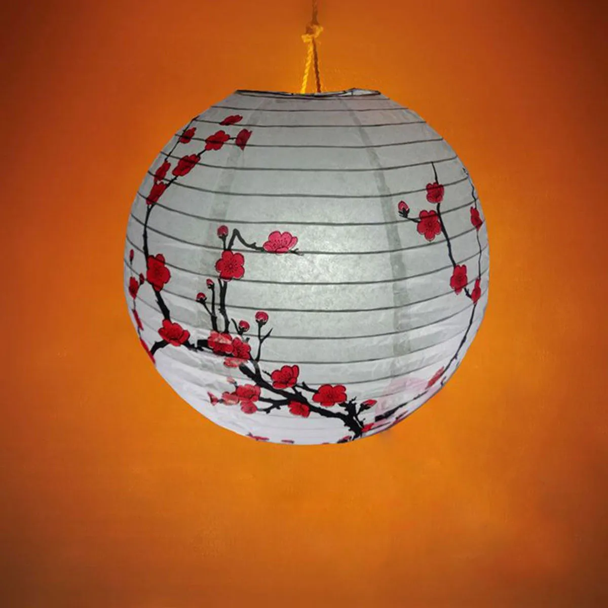 35 см сливы Круглые лампы для китайских бумажных фонариков тени китайское освещение в восточном стиле ресторан Свадебная вечеринка домашний декор подарки