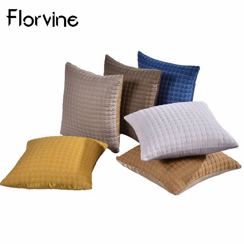 

Cotton Decorative Pillows For Sofa Cushion Covers 43*43 Car Seat Home Throw Case Solid Decorative Pillowcase Office Pillow Cover