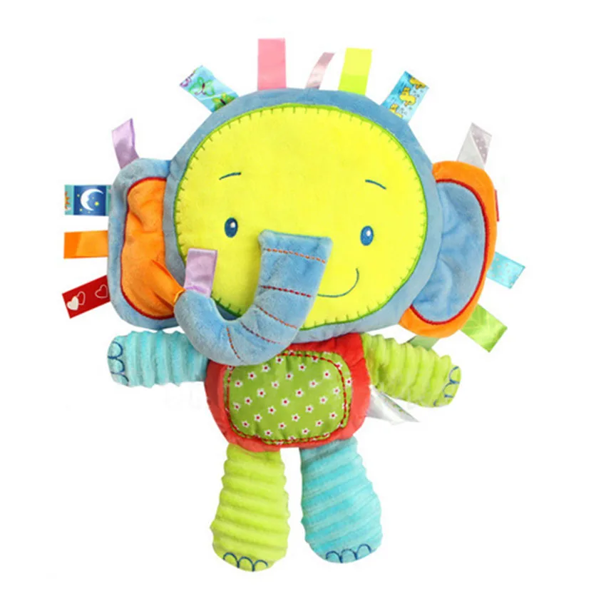 Обезьяна/кролик/свинья/Слон/погремушки для малышей Детские погремушки игрушки мультипликационных животных кукла плюшевый Колокольчик