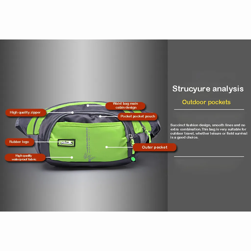 Спортивная поясная сумка, модная, для путешествий, Спортивная, для мужчин и женщин, поясная сумка, для альпинизма, бега, поясная сумка, Heuptas