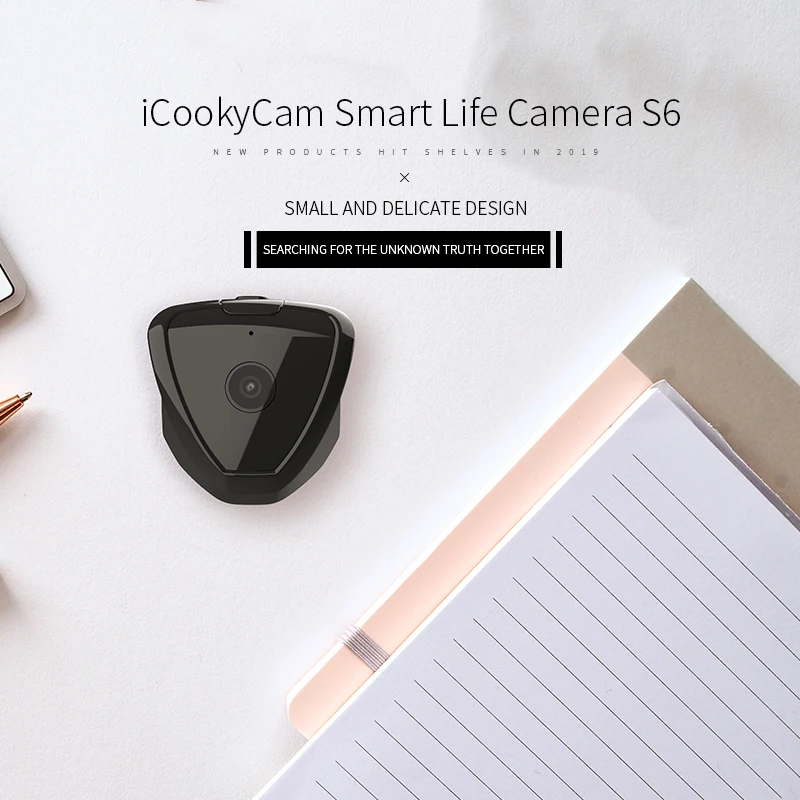 ICookyCam смарт Камера Жизни беспроводная мини камера Full HD микро ИК Ночное Видение
