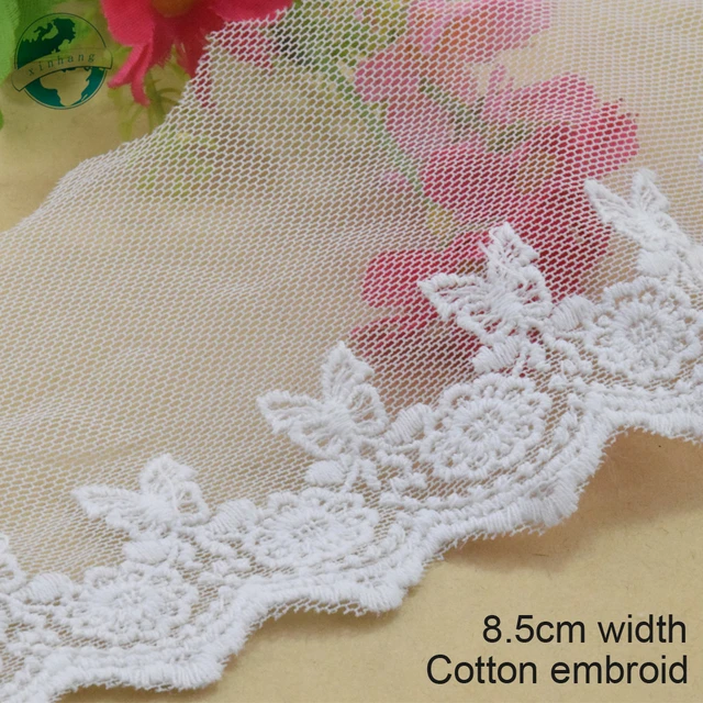 Lace Clothing Accessories  White Elastic Lace - 5yards/lot White Lace  Ribbon African - Aliexpress