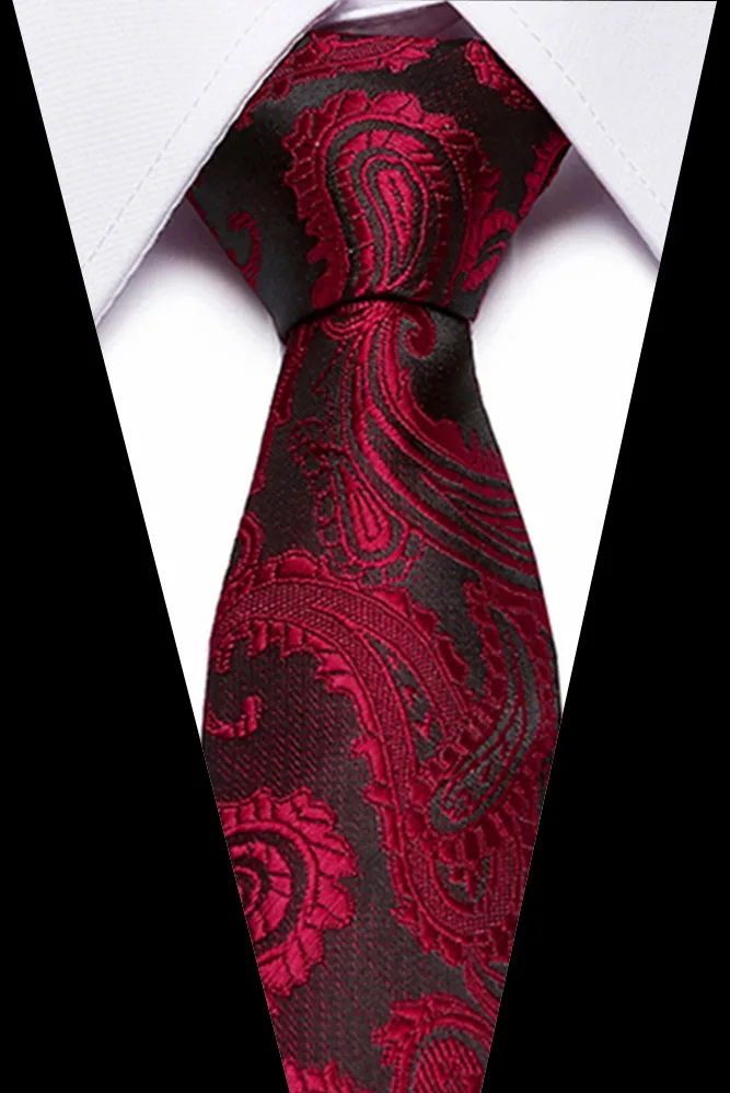 Шелковый галстук облегающий 7,5 см красный цветочный галстук Высокая мода клетчатые галстуки для мужчин тонкий хлопковый галстук галстуки для мужчин s gravatas - Цвет: L79