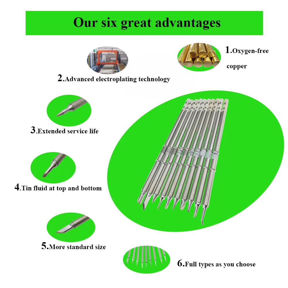 T12-ILS Electronic Soldering Iron Tips 70W 220v T12 Solder Station Welding Tools For FX-951 FM-2028 For Soldering Handle (5)