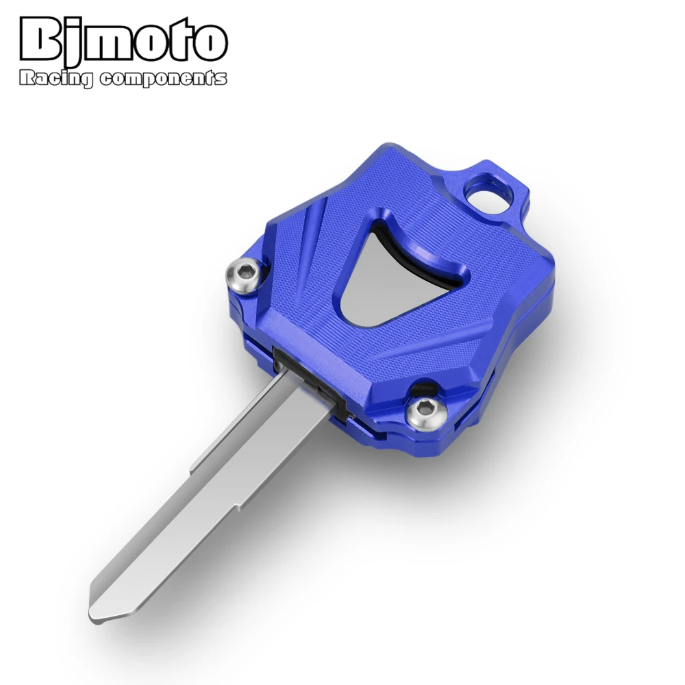 

BJMOTO Universal CNC Key Cover Case Shell With Blank For Motorcycle Scooter ATV Pirt Dirt Bike Accessories Decoration