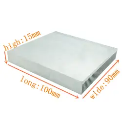 HANGYUE 90 мм * 100 мм * 15 мм Алюминий радиатор для Мощность светодиодный IC чип кулер радиатор теплоотвода