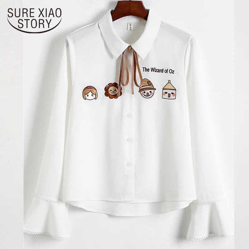 women shirts women blouses women womens tops and blouses long sleeve shirts plus size women chiffon blouse white blouse 3594 50