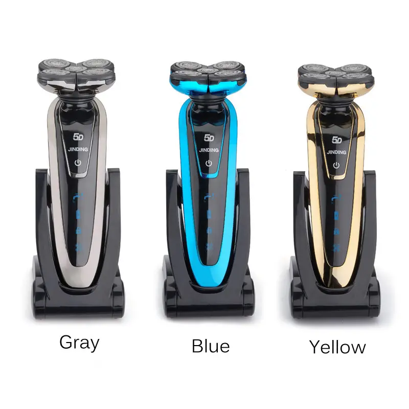 Lâmina de Barbear Elétrico à Prova Elétrico para Homens Máquina de Barbear Original Recarregável Barbeador Dwaterproof Água 5d Barba Aliciamento Kit 45d 5 9 elétrico à prova dwaterproof água barbeador elétrico