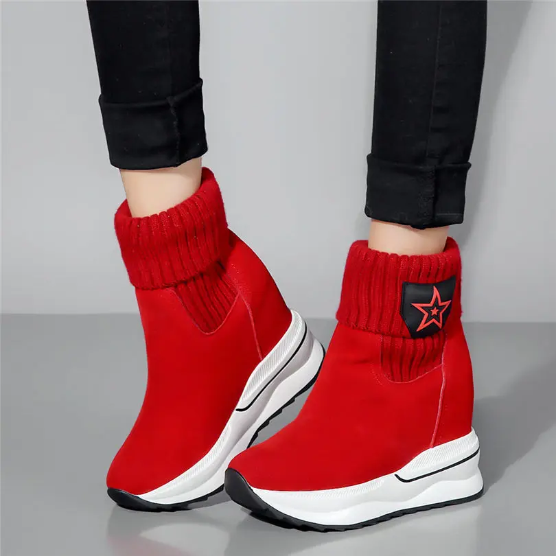 2019 Creepers Women Trainers Shoes Genuine Leather Wedges High Heel Party Pumps Punk Platform Sneakers Casual Shoes Tennis Shoes
2019 Creepers Women Trainers Shoes Genuine Leather Wedges High Heel Party Pumps Punk Platform Sneakers Casual Shoes Tennis Shoes