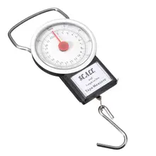 Taşınabilir bagaj seyahat ölçeği asılı bavul kanca 22kg 50lb mezura