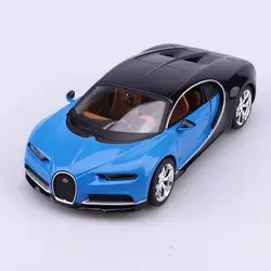 Bugatti Хирон модель автомобиля Игрушечные лошадки 1/24 Весы синий литья под давлением гоночный автомобиль Транспорт модель Игрушечные лошадки