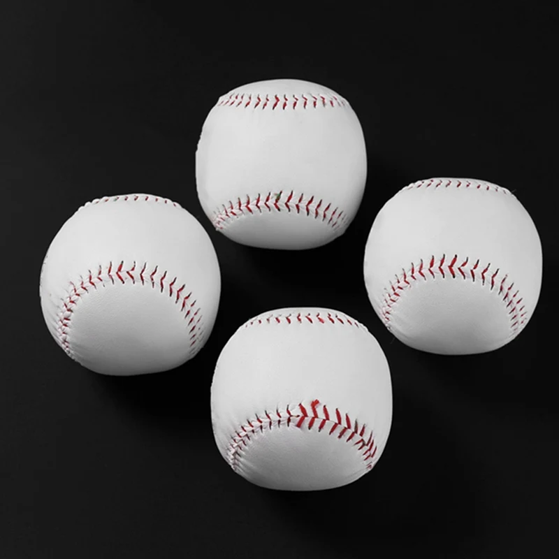Высокое качество Универсальный 10 # ручной работы PU бейсбол s Мячи Мяч Для Софтбола Training Упражнение Бейсбол шары дюймов одноцветное