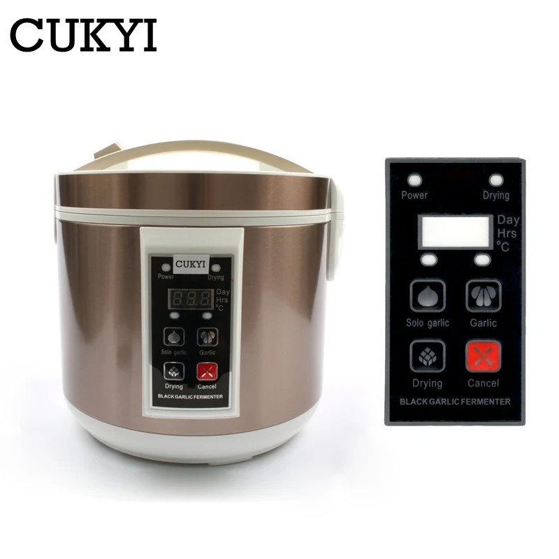 CUKYI Automatic Black Garlic Fermenter 5L 6L Household DIY Zymolysis Pot Maker 110V 220V Black Garlic