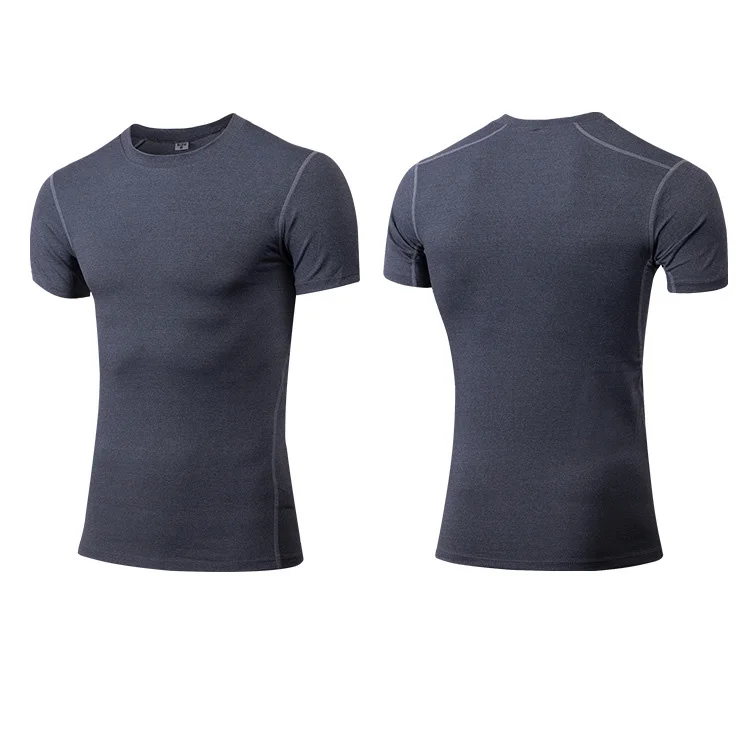 

CTFZ00205 Men's Tight Bodyguard Short Sleeve Sportswear Stretch T-Shirt Dropshipping