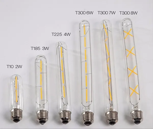 T300 Винтаж Edison светильник светодиодный лампы E27 8W 220V Ретро пламени для дома