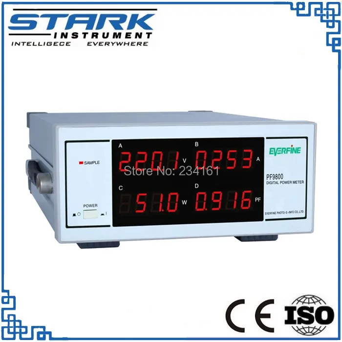 Single phase electric parameter tester Digital power meter power factor