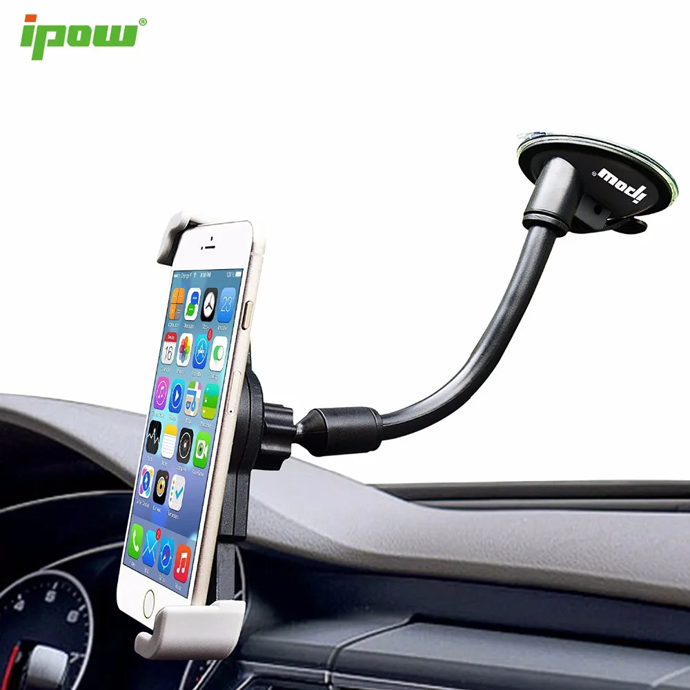 IPOW 4.5" 6" Mobile Phone Dashboard Car Mount Holder Cradle Smartphone