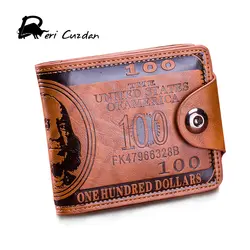 DERI cuzdan бумажник с Соединенные Штаты письма Лидер продаж бренд HASP бумажник мужской кошелек Тонкий кошелек Деньги Доллар Кошелек Для мужчин
