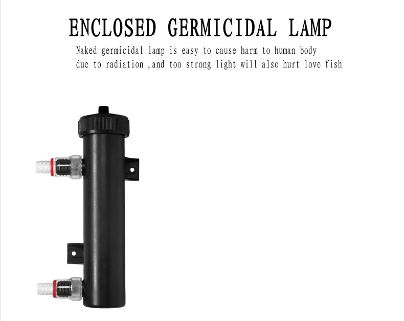 ODYSSEA 9 Вт/18 Вт/36 Вт специальная ультрафиолетовая Стерилизация и удаление водорослей лампа для аквариума подключите внешний корпус фильтра для использования