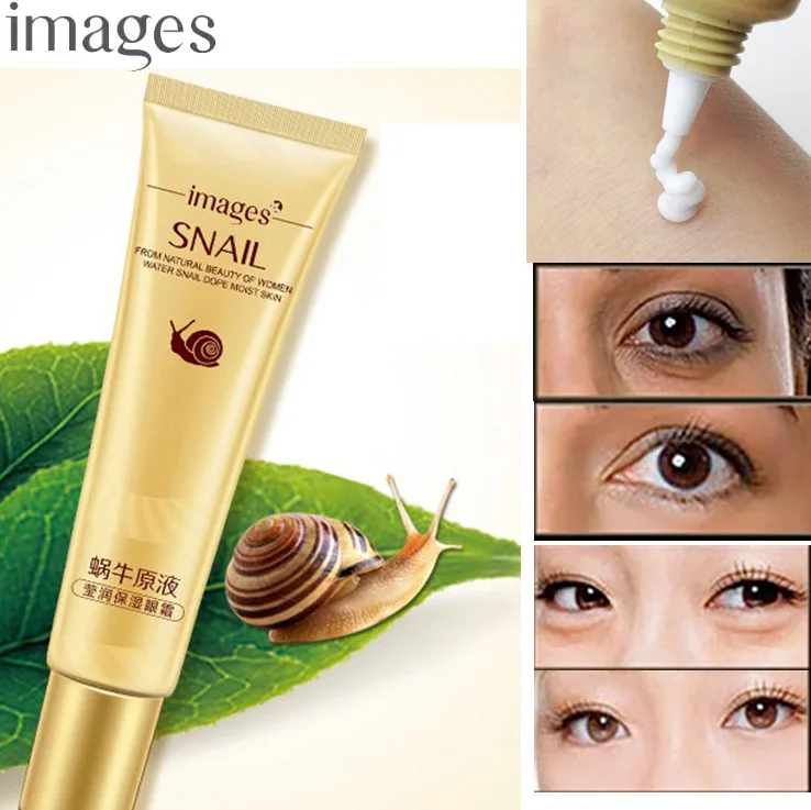

Snail Eye Essence Skin Care Eye Serum Anti Aging Anti Wrinkle Remove Dark Circle Whitening Cream IMAGES