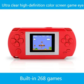 

5pcs 2 Inch Screen Child 502 Color Screen Display Handheld Game Consoles Game Player With 268 Different Games