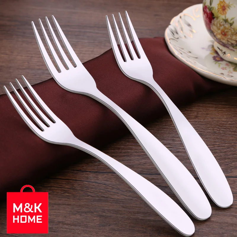 M&K HOME Kitchenware Western Forks 430 Stainless Steel Cute Korean
