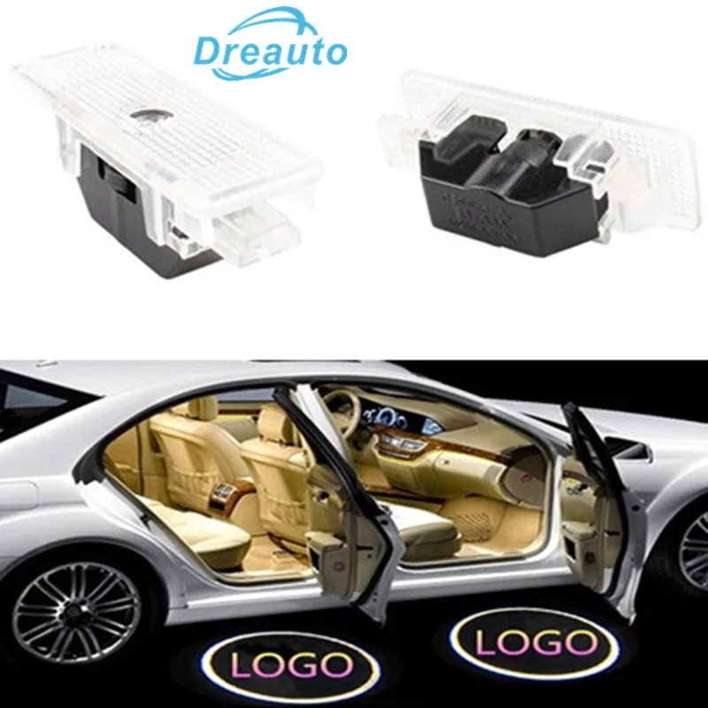 

Dreauto LED Car Door Laser Projector 3D Ghost Logo Shadow Logo Welcome Light For BMW X5 E39 E53 E52 Z8 2pcs One Pair