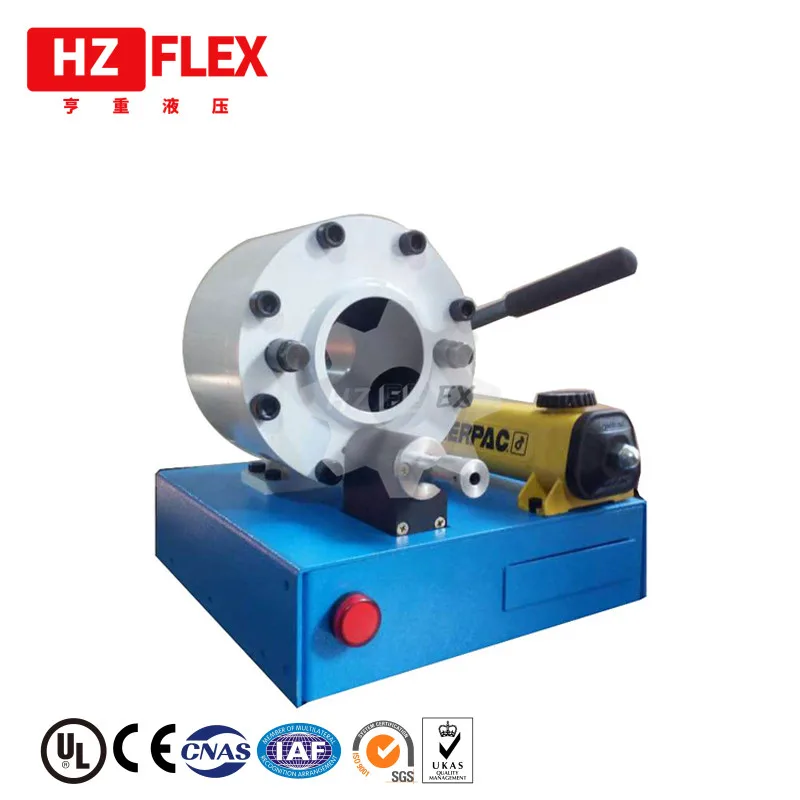 HZFLEX HZ-30G 1/"-1" используется гидравлический шланг обжимной станок с 6 комплектами штампов бесплатно