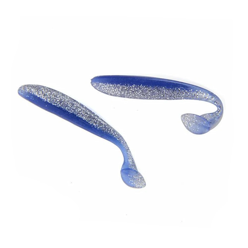 

80mm 4g 5pcs/lot Wobblers Fishing Lures Easy Shiner Swimbaits Silicone Soft Bait Double Color Carp Artificial Soft Lure