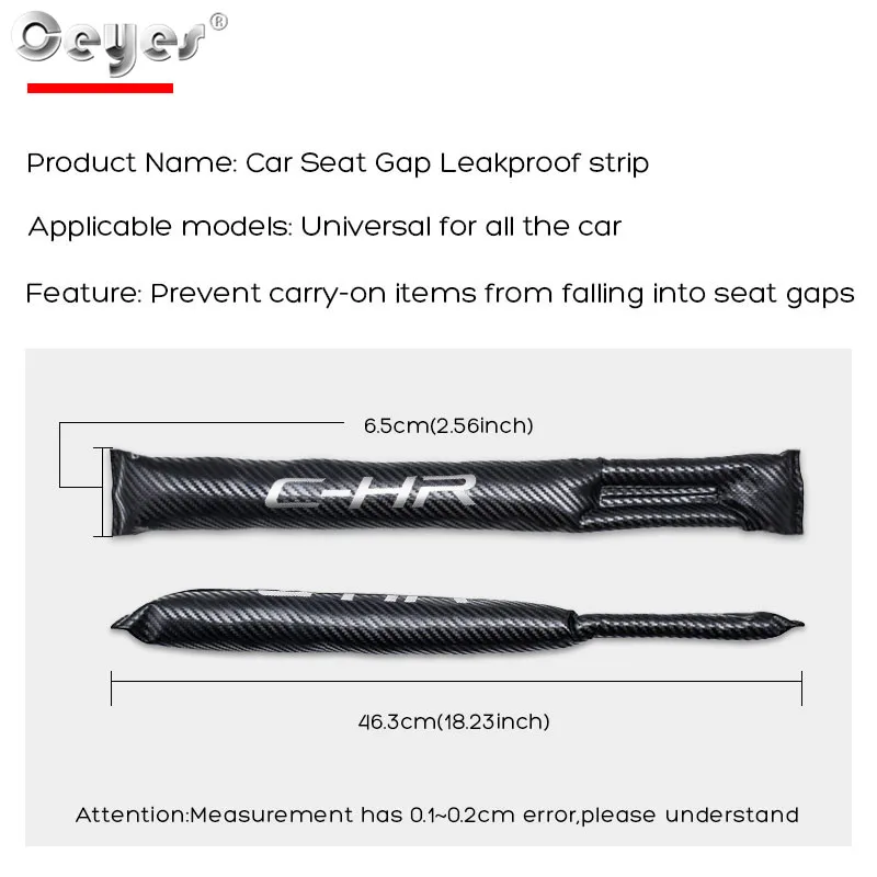 Car Seat Gap Leakproof strip for TOYOTA CHR (3)