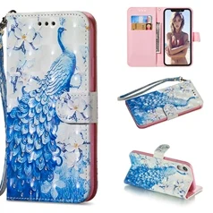 12 Фламинго чехол для iPhone 6 Чехол-книжка кожаный чехол для LG K11 K10 K9 K8 LV3 K20 плюс LV5 G7 ThinQ телефонные чехлы B132 - Цвет: 12