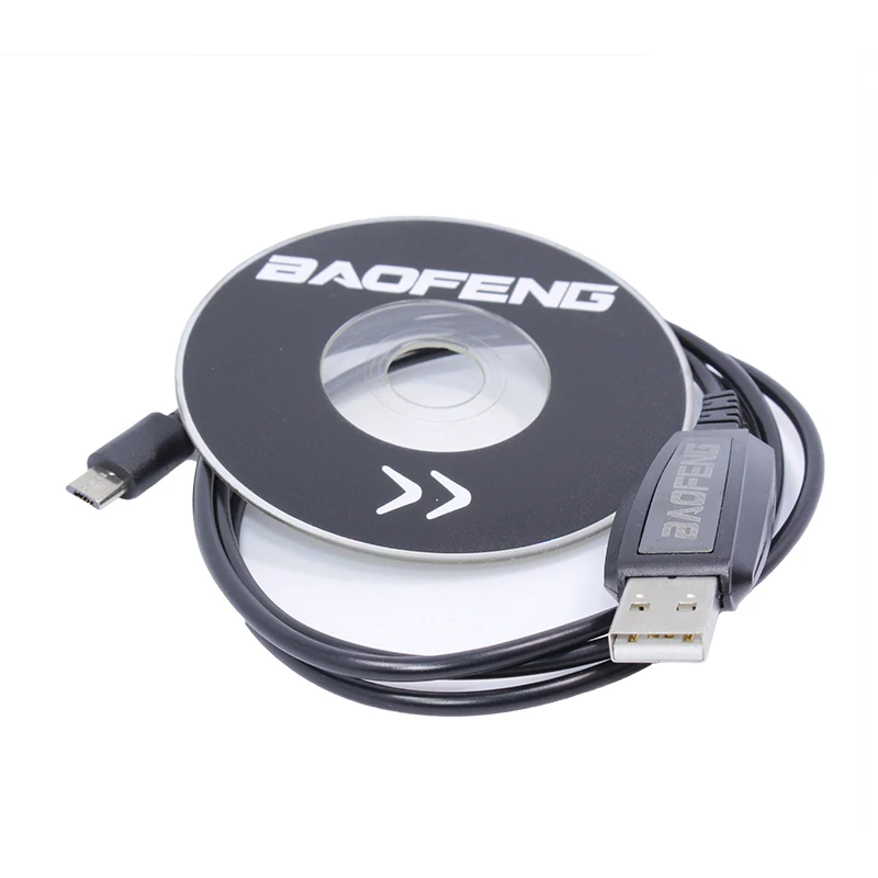 

BF-T1 Accessories USB Programming Cable+ CD Firmware For BAOFENG BF-T1 Mini Walkie Talkie BF-9100 Mobile Radio BFT1